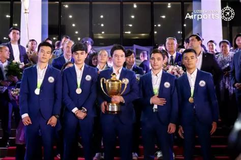 Champions of World Chess Olympiad solemnly welcomed in Tashkent | UzReport.news