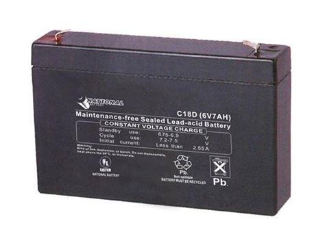 General Series 6V 7AH T1 Battery | Green Lighting Wholesale, INC