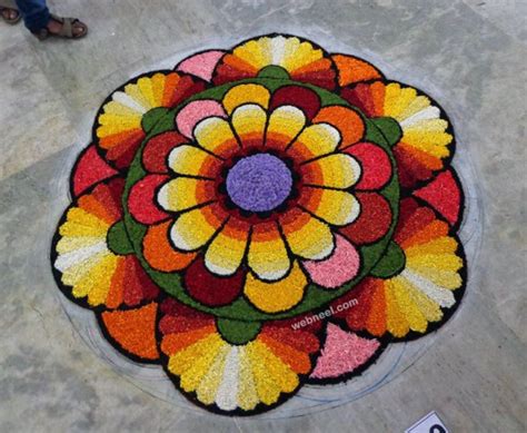 Best Onam Pookalam Design 78