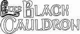 Black Cauldron Coloring Pages Sketch Page sketch template