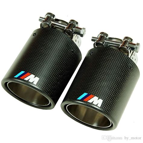 2020 ///M Sport Style Real Carbon Fiber Quad Exhaust Muffler Tips Pip ...