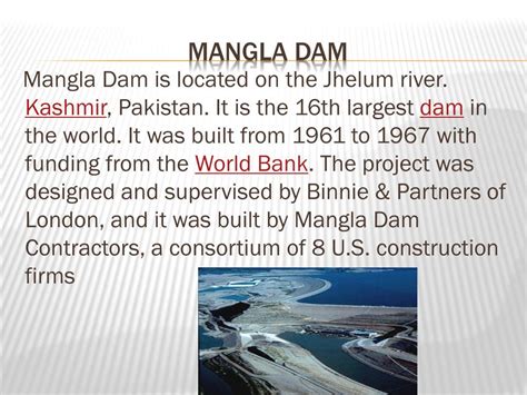 PPT - MANGLA DAM PowerPoint Presentation, free download - ID:1618057