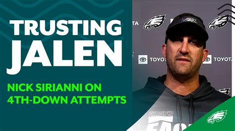 Why are Eagles aggressive on 4th down? Nick Sirianni trusts Jalen Hurts ...