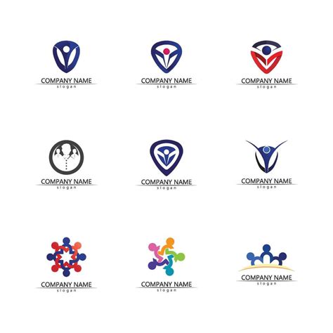 People Icon work group Vector logo illustration design 14472647 Vector Art at Vecteezy