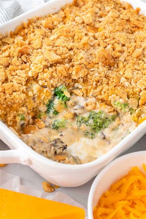 Broccoli Casserole with Ritz Crackers - Build Your Bite