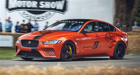 Jaguar XE SV Project 8 Storms Up The Hill At Goodwood | Carscoops