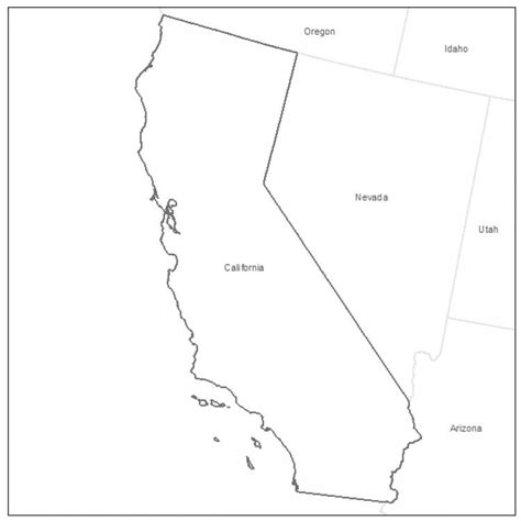 Printable California Map | California Maps - Map of California - California State, County and ...