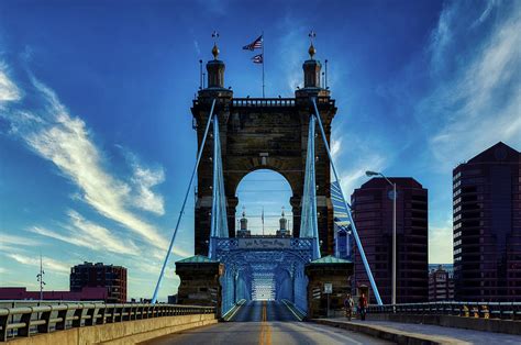 The John A. Roebling Suspension Bridge Photograph by Mountain Dreams