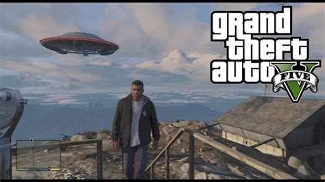 GTA 5 - Mt. Chiliad Easter Egg - The Flying UFO - YouTube