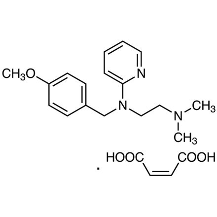 Mepyramine Maleate (Pyrilamine Maleate) - YARROW CHEM PRODUCTS