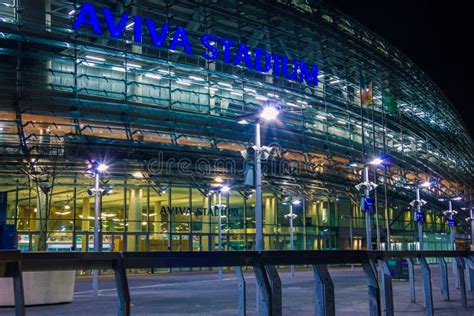 Aviva Stadium. Dublin. Ireland Editorial Photography - Image of goal, bright: 108834622