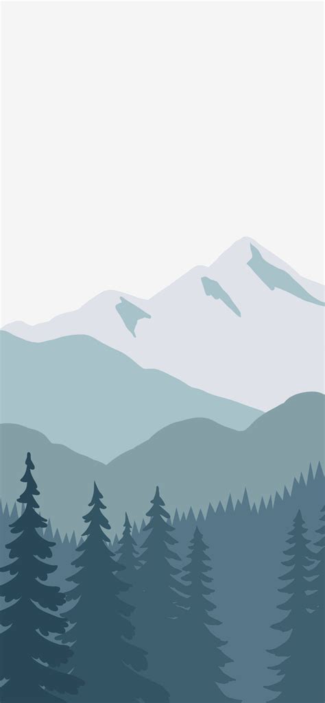 Minimalist Forest Winter Wallpapers - Wallpaper Cave