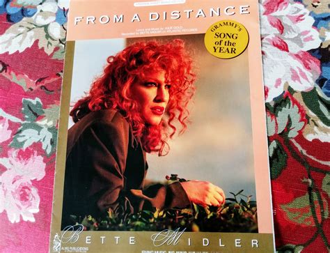 Vintage BETTE MIDLER From a Distance / Julie Gold 1987 | Etsy