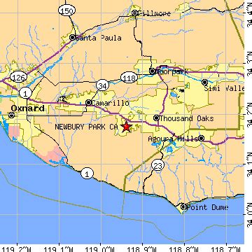 Newbury Park, California (CA) ~ population data, races, housing & economy