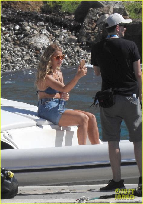 Lily James & Jeremy Irvine Film 'Mamma Mia' Sequel on a Boat!: Photo ...