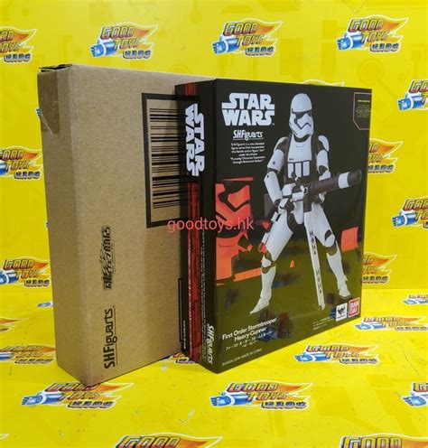 中古已開封 變黃 BANDAI 魂商店限定 SHF STAR WARS星球大戰 FIRST ORDER STORMTROOPER HEAVY ...