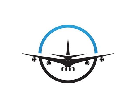 Aircraft, airplane, airline logo label. Journey, air travel, airliner ...