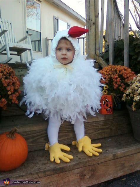 Homemade Halloween Chicken Costume