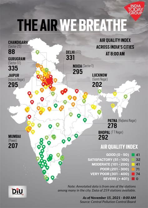 Air Quality Index India Map – Get Map Update