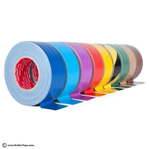 Utility Gaffer Tape (Colours): GafferTape.com: Gaffer/Duct/Cloth Tapes | Gaffer tape, Cloth tape ...