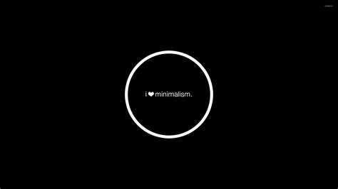 I love minimalism in a circle wallpaper - Minimalistic wallpapers - #47520