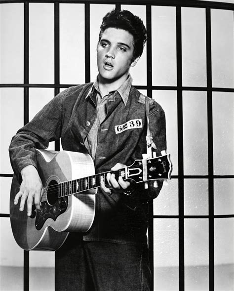 ELVIS PRESLEY in JAILHOUSE ROCK -1957-. Photograph by Album