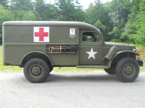 1942 Dodge WC54 T214 3/4 Ton US Army Ambulance Military Vehicle for ...