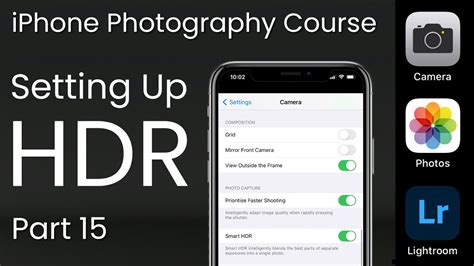 How To Set Up HDR Settings On An iPhone Camera Settings - iPhone Photography Course Part 15 ...