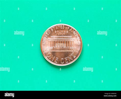 Dollar coin - 1 cent Stock Photo - Alamy