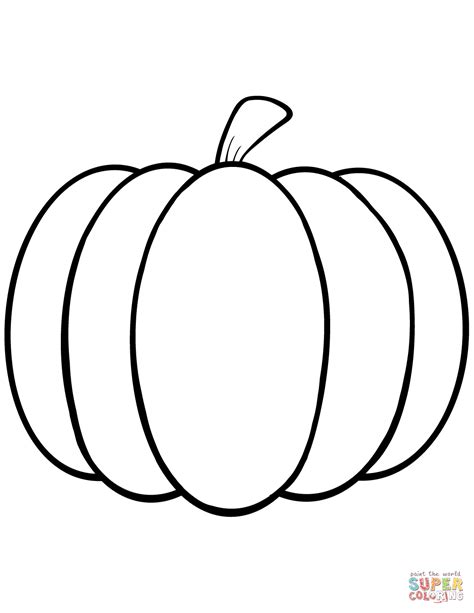 Pumpkin Outline | Free download on ClipArtMag