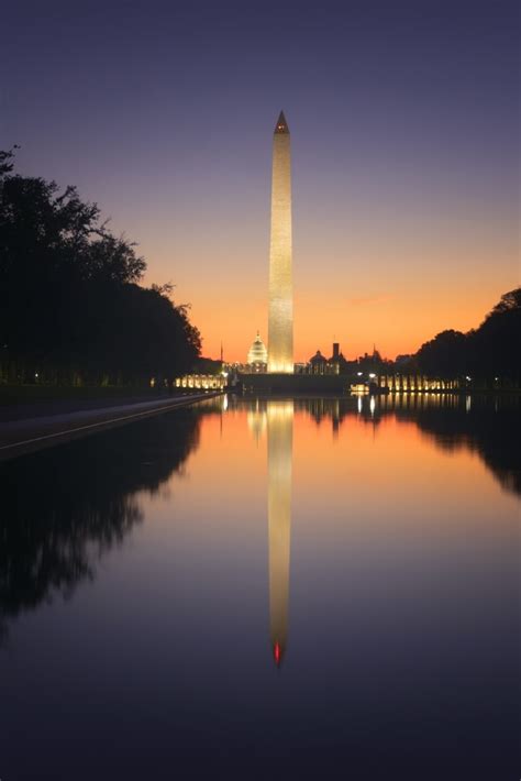 Lincoln Memorial Reflecting Pool Sunrise