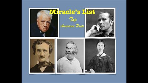 Miracle's Top five ; Great American Poets - YouTube