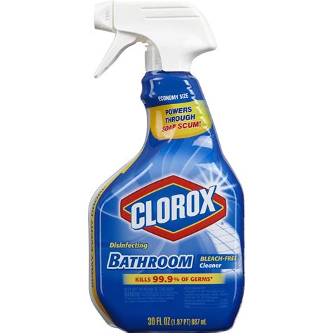 Clorox Disinfecting Bathroom Cleaner, Spray Bottle, 30 Ounces - Walmart.com - Walmart.com