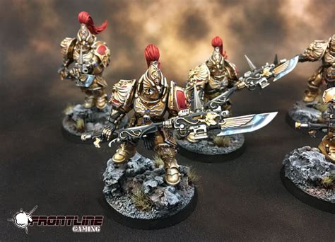 Adeptus Custodes Models from the FLG Paint Studio