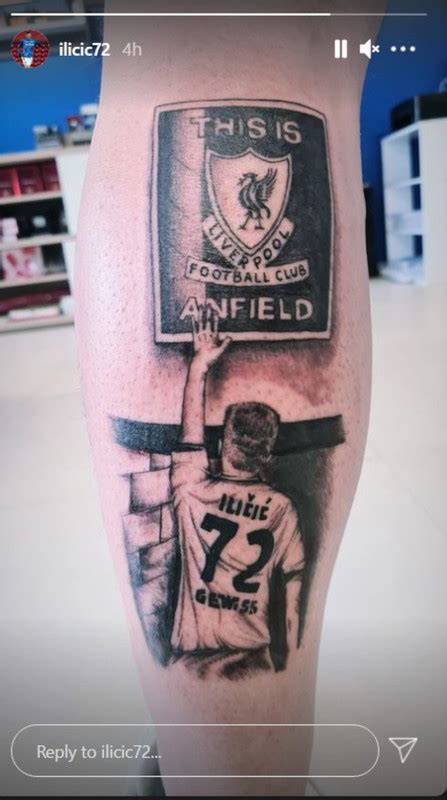 Ilicic reveals Liverpool tattoo - Football Italia