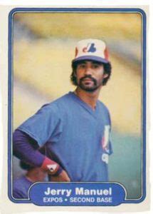 Jerry Manuel 1983 baseball card - 1980s Baseball