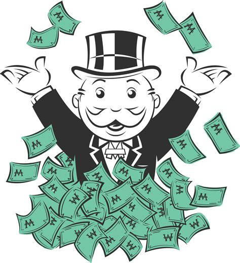 1947128 - Monopoly Man With Money - (1166x1273) Png Clipart Download. ClipartMax.com | Monopoly ...