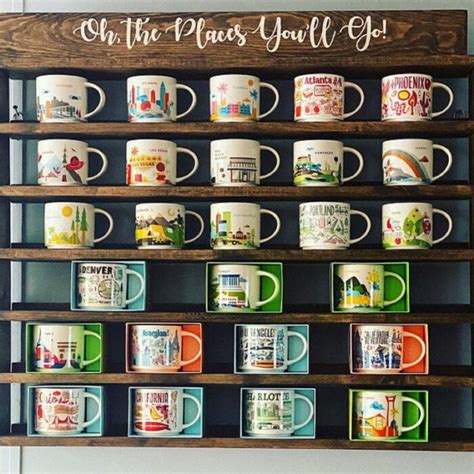 Here Are Some Ways To Display Your Starbucks Tumblers And Mugs