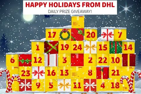 DHL Advent Calendar 24 Days of Giveaways (Daily Winners) | SweepstakesBible