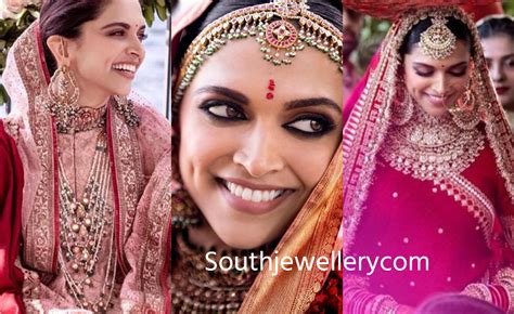 Deepika Padukone's Mehendi and Wedding Jewellery - Indian Jewellery Designs