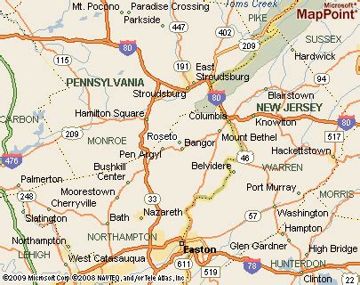 Roseto, Pennsylvania Area Map & More