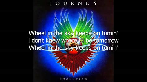 Journey-Wheel in the Sky (lyrics on screen) - YouTube