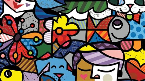 Britto . Britto, Romero Britto HD wallpaper | Pxfuel