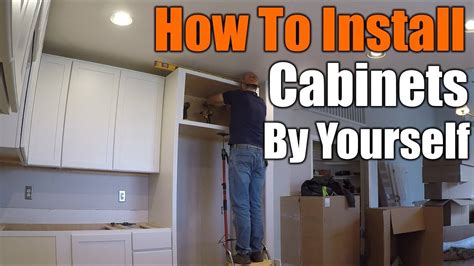 Youtube Installing Kitchen Cabinets : How to Install Kitchen Cabinets: Prep & Measure ... : In ...