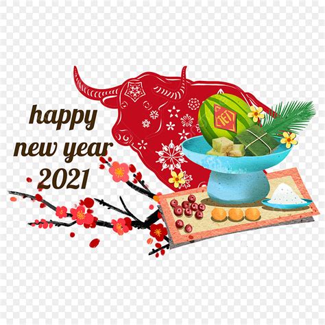 Vietnamese New Year Hd Transparent, Vietnamese New Year Food Holiday ...