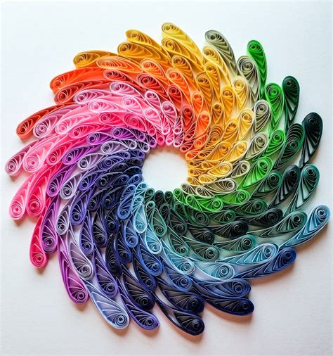 Quilled Rainbow Spiral | Quilling designs, Quilling techniques, Paper quilling designs