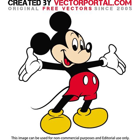 Gráficos iales de Mickey Mouse.ai Royalty Free Stock SVG Vector