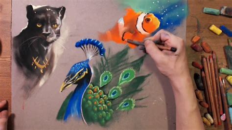 Chalk Pastel Drawings Animals