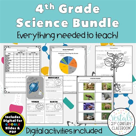 4th Grade Science Unit Bundle - Vestal's 21st Century Classroom