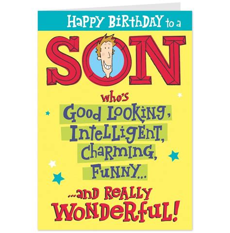 Free Printable Son Birthday Cards